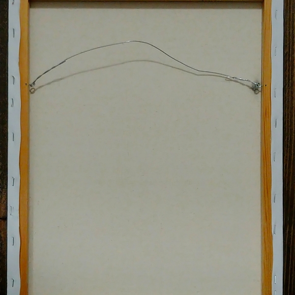 Contemporary Framed painting on canvas - girl picture - Picture 5 of 5